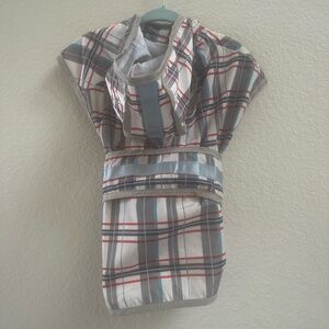 Stylish Plaid Dog Rain Jacket